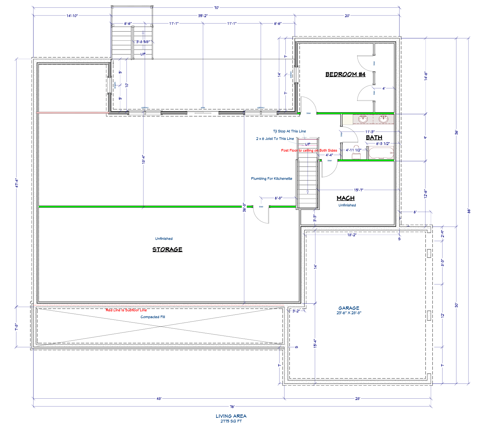 aldercrest floor plan foundation
