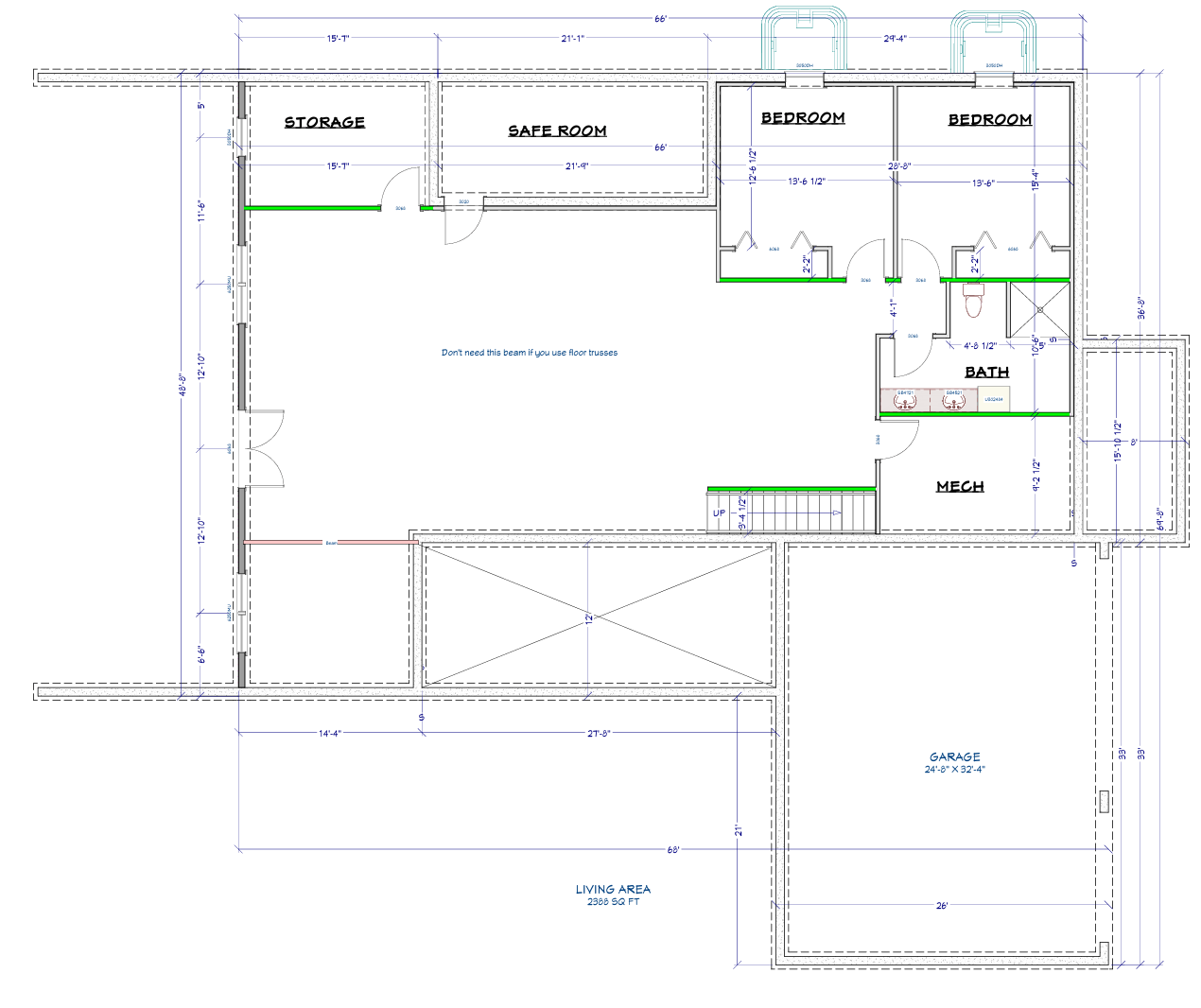 brookhaven floor plan foundation