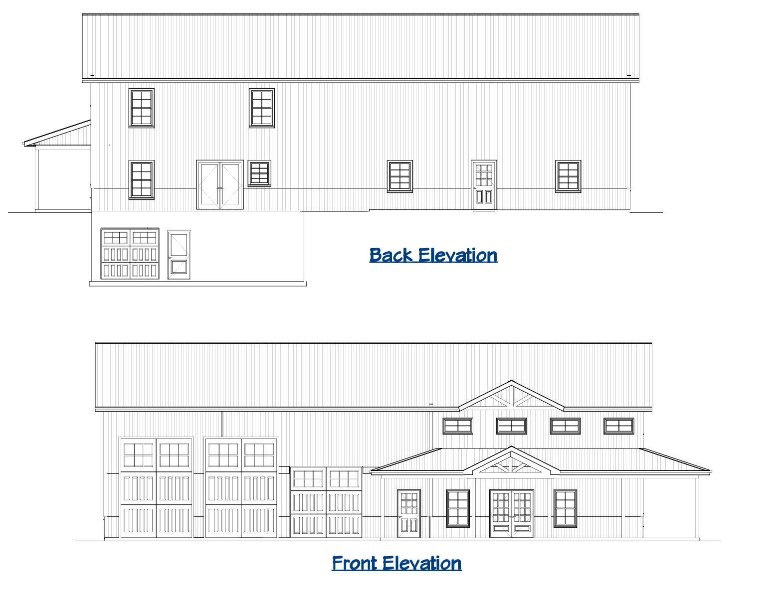 ironspan elevation front and back